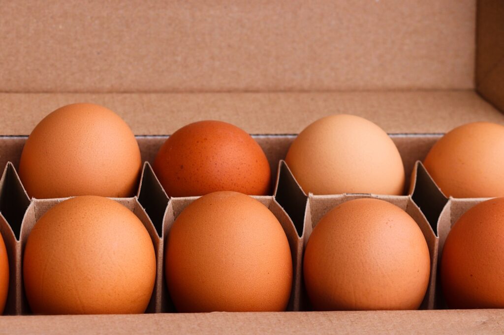 eggs, food, packaging